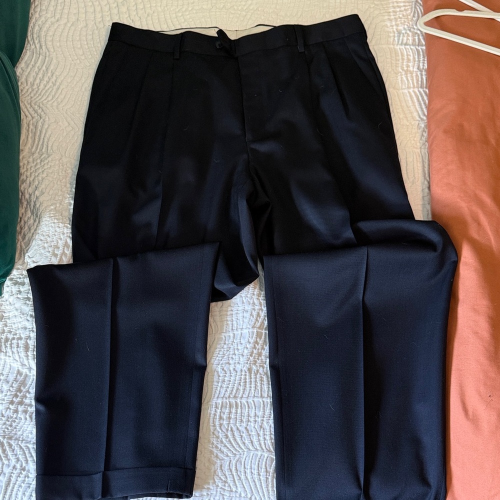 Classic Black Men's Dress Trousers